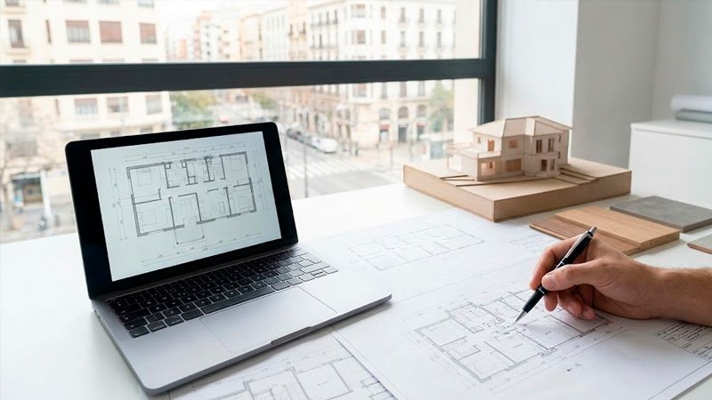 Planos arquitectónicos para reformas antes de vender casa en Valencia