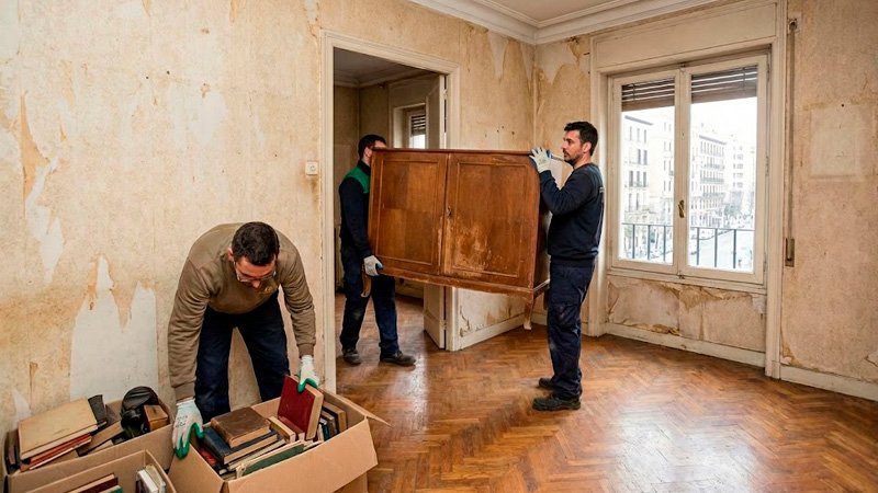 Vaciado profesional de pisos heredados para vender en Valencia