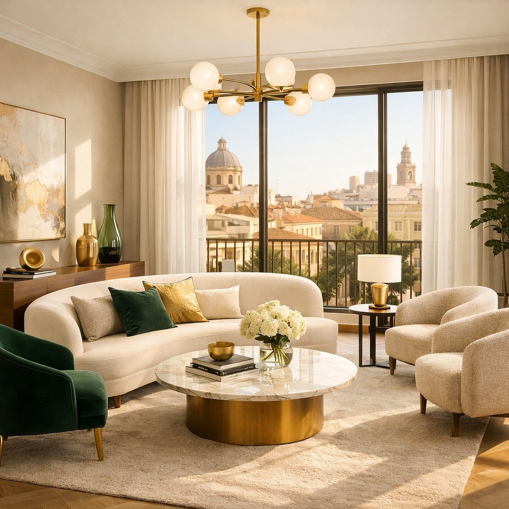 Venta rápida de piso en Valencia preparado con Home Staging y luz natural - Inmobiliaria Olimpo Homes