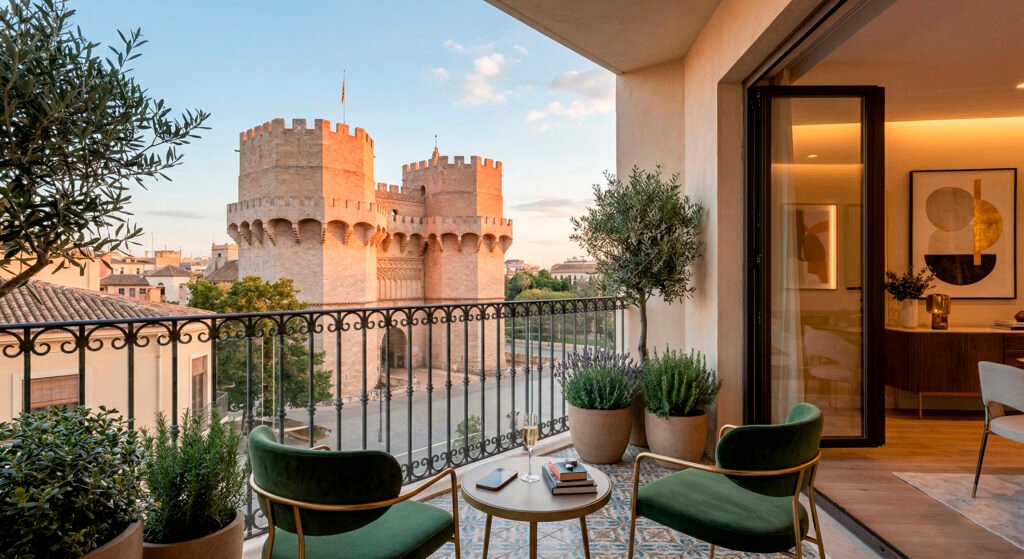 Vender piso con licencia turística en Valencia - Vistas a las Torres de Serranos